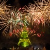 Fireworks illuminate the Eiffel Tower in Paris during Bastille Day celebrations late Tuesday, July 14, 2015. Bastille Day marks the July 14, 1789, storming of the Bastille prison by angry Paris crowds that helped spark the French Revolution. (AP Photo/Thibault Camus)