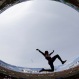 Cuba's Maykel D. Masso competes in men's long jump qualification at the World Athletics Championships at the Bird's Nest stadium in Beijing, Monday, Aug. 24, 2015. (AP Photo/Lee Jin-man)