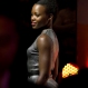 Kenyan actress Lupita Nyong'o, who was born in Mexico, walks past waiting fans, at a fan event to promote "Star Wars: The Force Awakens," at Antara Fashion Mall in Mexico City, Dec. 8, 2015. The newest installment of Star Wars opens in some markets on Dec. 16 and will open in Mexico on Dec. 17. (AP Photo/Rebecca Blackwell)